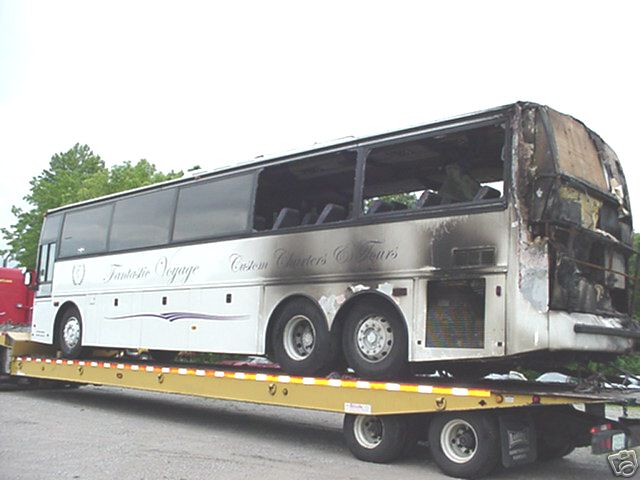 1991 Vanhool T840 Passenger Bus - Parting Out - Used Bus Part For Sale Salvage RV Parts 