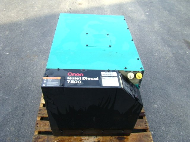 Used Onan Generator 7.5 Quite Diesel For Sale . Salvage RV Parts 