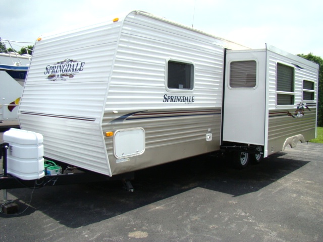 2007 KEYSTONE SPRINGDALE 28FT 1 SLIDE TRAVEL TRAILER FOR SALE Used RV Parts