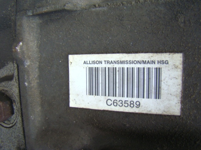 USED 2001 MOTORHOME ALLISON AUTOMATIC TRANSMISSION 6-SPEED FOR SALE Salvage RV Parts 