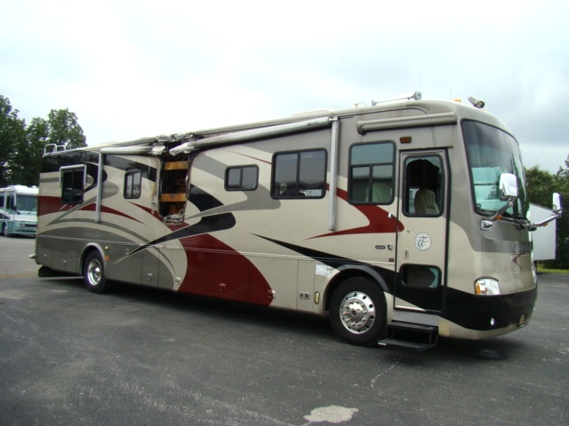 2005 ALLEGRO BUS 40DP DIESEL MOTORHOME 40FT 2-SLIDE SALVAGE / DAMAGED FOR SALE Used RV Parts 