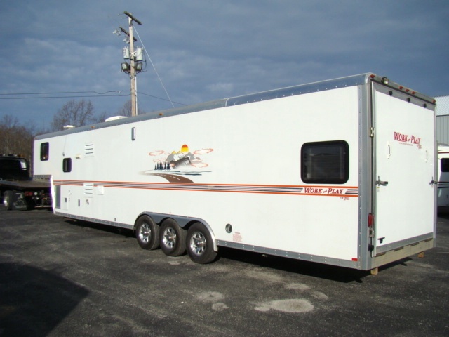 Used RV Parts 2008 WORK AND PLAY TOY HAULER MODEL 40FK 40FT FOR SALE 2008 Work And Play Toy Hauler