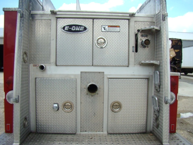 2001 E-ONE PUMPER FIRE TRUCK SPARTAN CHASSIS FOR SALE Used RV Parts 
