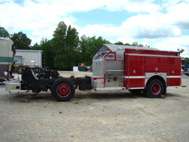 2001 E-ONE PUMPER FIRE TRUCK SPARTAN CHASSIS FOR SALE Used RV Parts 