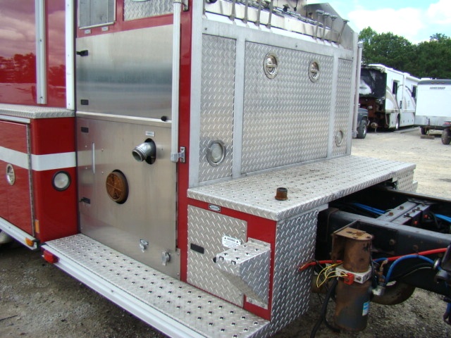 2001 E-ONE PUMPER FIRE TRUCK SPARTAN CHASSIS FOR SALE Used RV Parts 