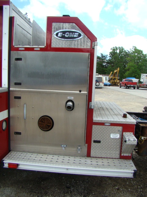2001 E-ONE PUMPER FIRE TRUCK SPARTAN CHASSIS FOR SALE Used RV Parts 