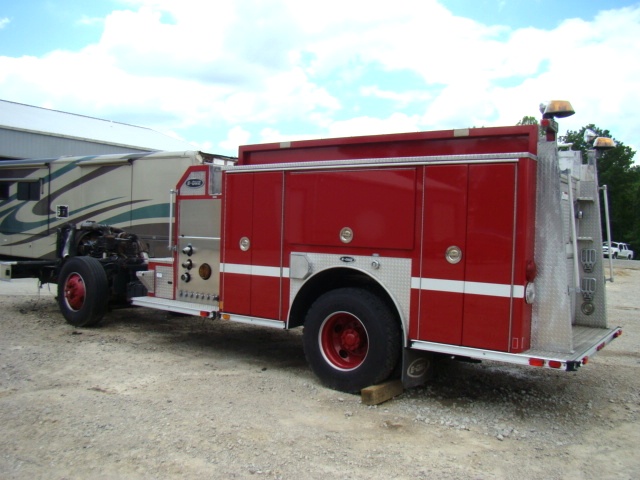 2001 E-ONE PUMPER FIRE TRUCK SPARTAN CHASSIS FOR SALE Used RV Parts 