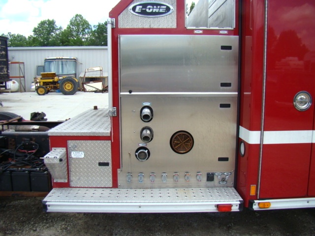 2001 E-ONE PUMPER FIRE TRUCK SPARTAN CHASSIS FOR SALE Used RV Parts 