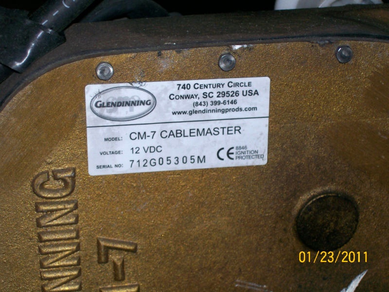 USED GLENDINNING CM-7 RLC 50 AMP CABLEMASTER RV / BUS Salvage RV Parts 