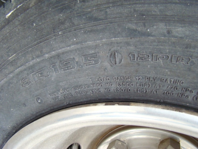 19.5 TIRES AND WHEELS USED FOR FORD MOTORHOMES FOR SALE Salvage RV Parts 