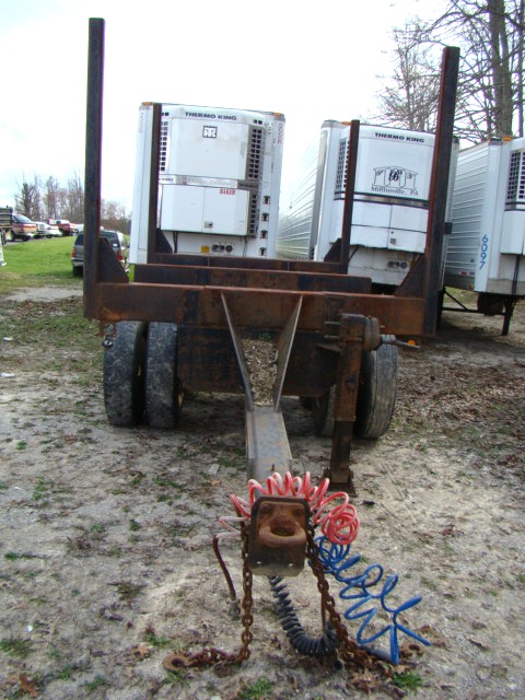 USED LOG TRAILER TWO AXLE PUP TRAILER FOR SALE Salvage RV Parts 