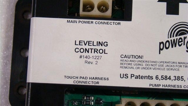 Used Leveling Control Power Gear p/n 140 1227 Salvage RV Parts 