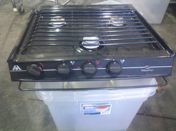 Used LP Gas Cook Top Salvage RV Parts 