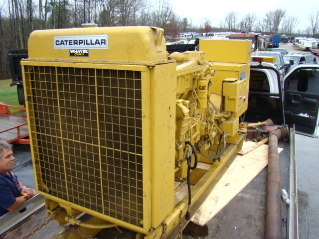 34063 CAT - CATERPILLAR STAND BY DIESEL GENERATOR USED FOR SALE Salvage RV Parts 