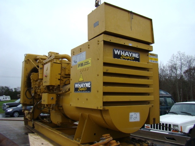 34063 CAT - CATERPILLAR STAND BY DIESEL GENERATOR USED FOR SALE Salvage RV Parts 