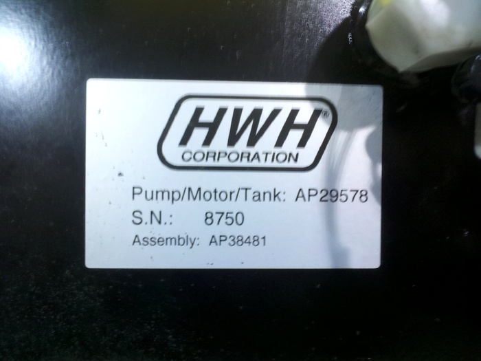 Used HWH Hydraulic Pump AP44988 Salvage RV Parts 
