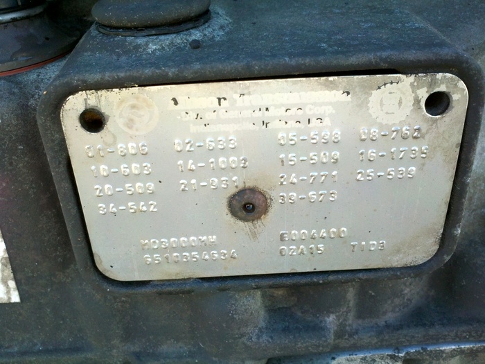 Used Allison Transmission Model 3000MH Yr 2002 Salvage RV Parts 